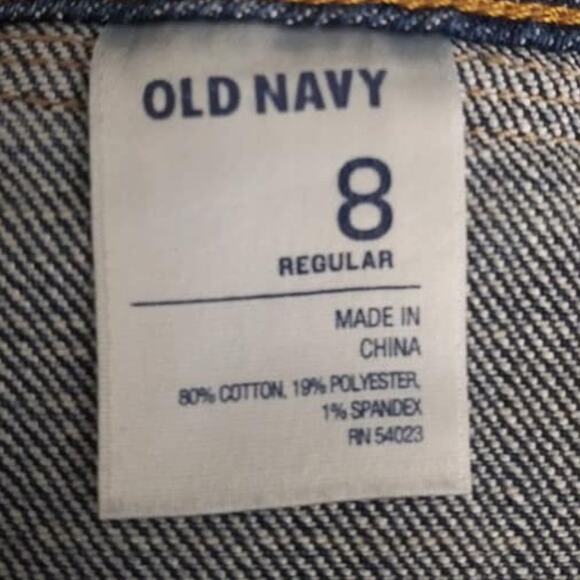 Old Navy The Diva Medium Wash Straight Leg Jeans 8 - Picture 5 of 6
